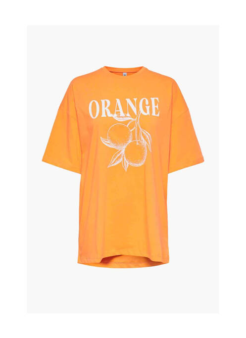 T-shirt orange ONLY pour femme