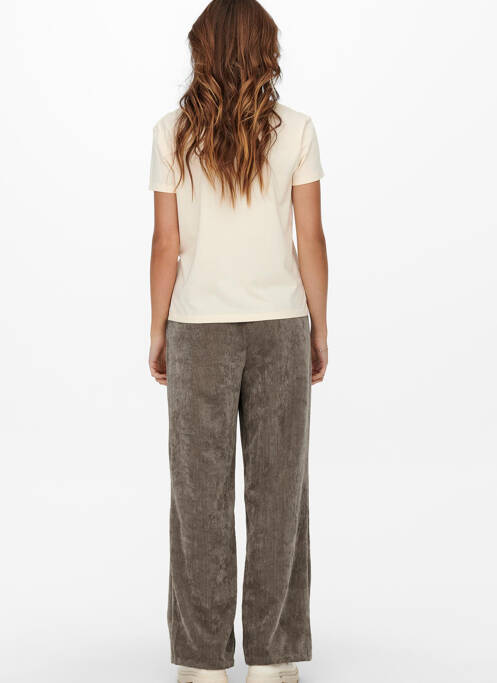 Pantalon flare marron JACQUELINE DE YONG pour femme