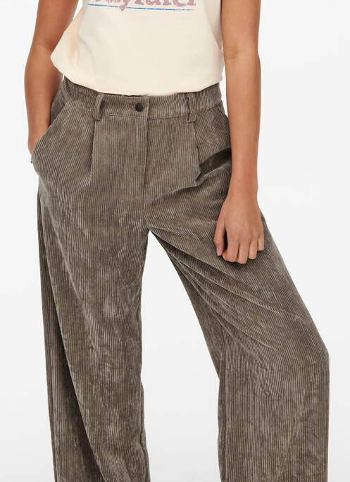 Pantalon flare marron JACQUELINE DE YONG pour femme