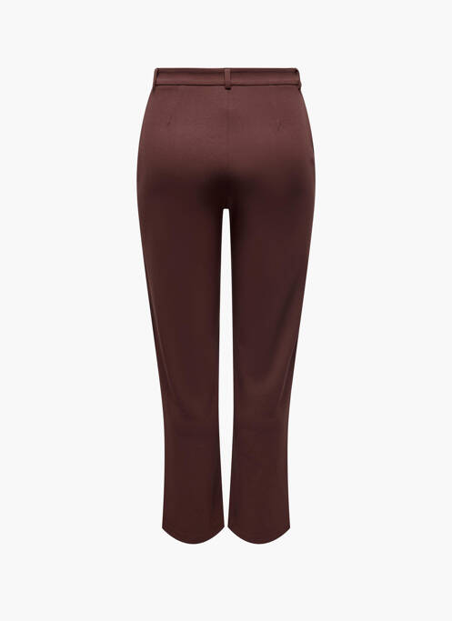 Pantalon chino marron JACQUELINE DE YONG pour femme