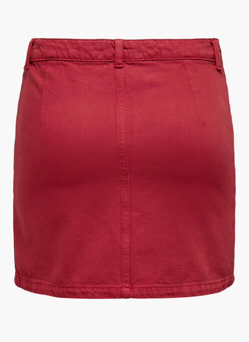 Jupe courte rouge ONLY pour femme