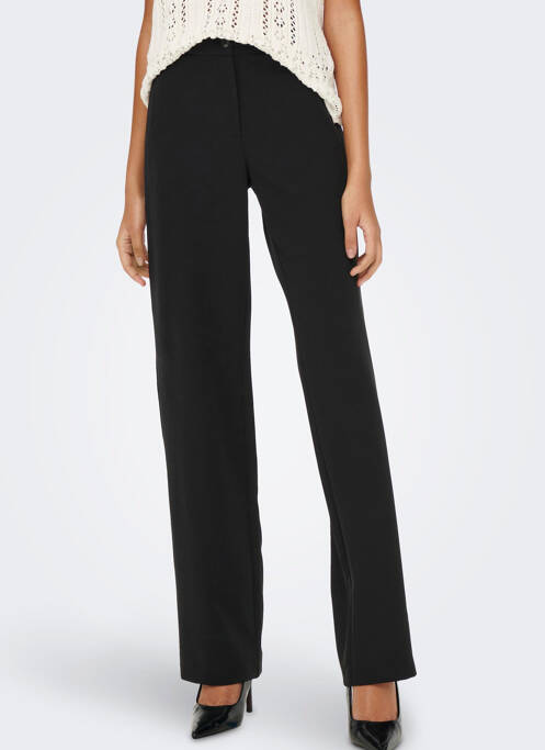 Pantalon droit noir ONLY pour femme