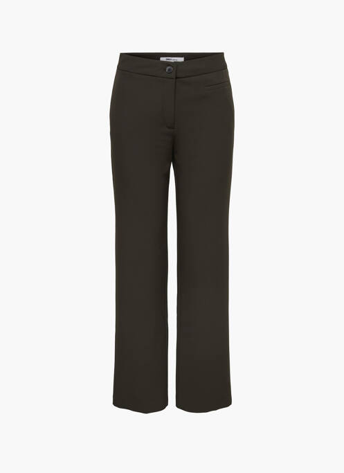 Pantalon droit marron ONLY pour femme