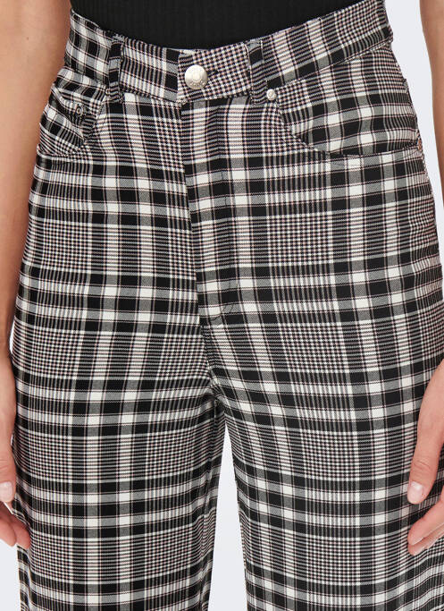 Pantalon droit noir ONLY pour femme