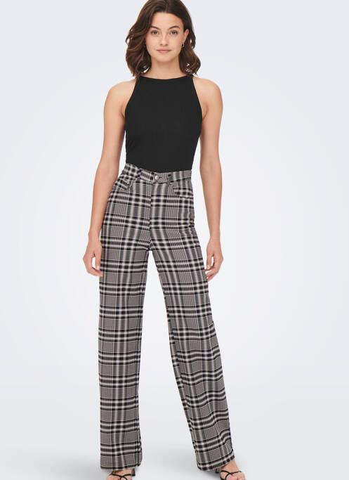Pantalon droit noir ONLY pour femme