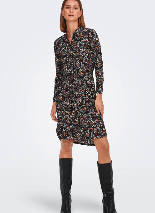 Robe courte noir JACQUELINE DE YONG pour femme