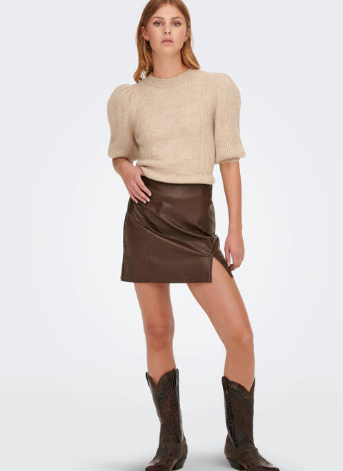 Jupe courte rouge ONLY pour femme