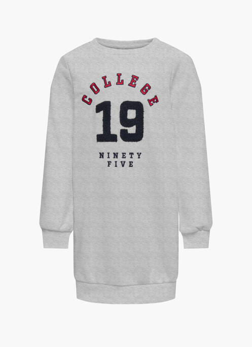 Robe courte gris ONLY pour fille