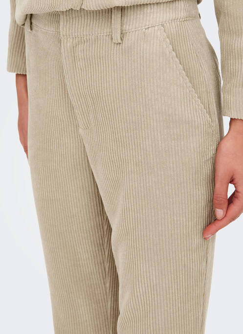 Pantalon flare beige JACQUELINE DE YONG pour femme
