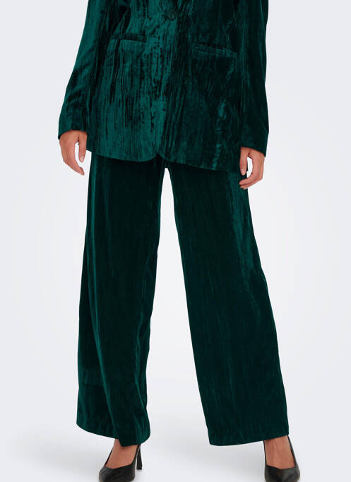 Pantalon large vert ONLY pour femme