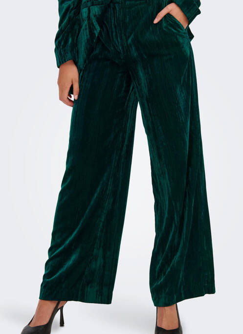 Pantalon large vert ONLY pour femme