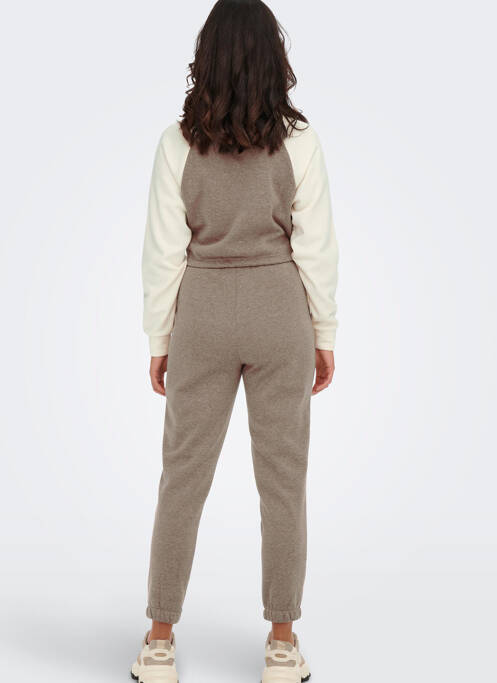 Sweat-shirt marron ONLY femme