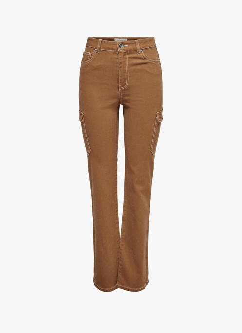 Pantalon cargo marron ONLY pour femme