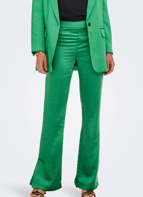 Pantalon large vert ONLY pour femme