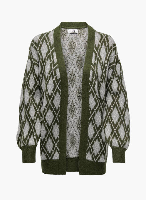 Gilet manches longues vert JACQUELINE DE YONG pour femme