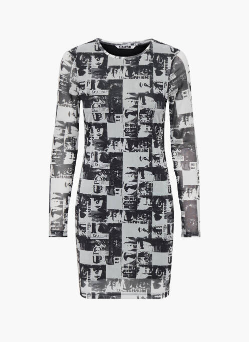 Robe courte blanc NEON & NYLON pour femme