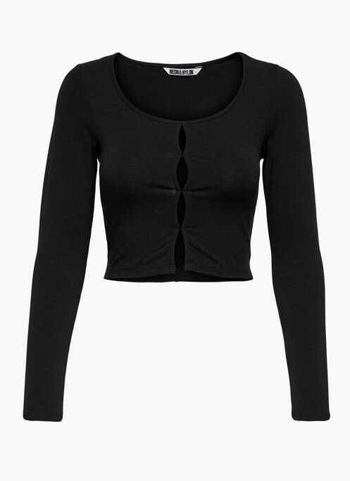 T-shirt noir NEON & NYLON pour femme