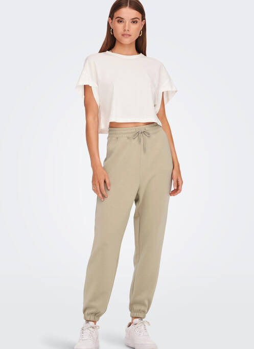 Jogging beige ONLY pour femme