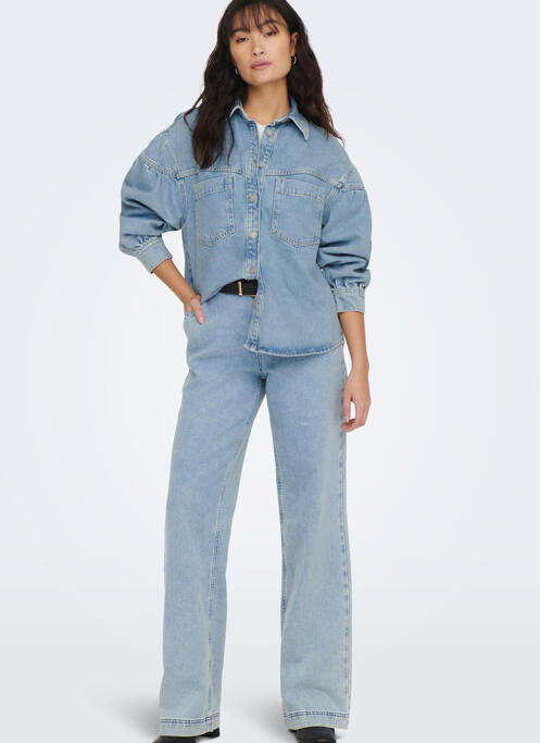 Veste en jean bleu ONLY pour femme