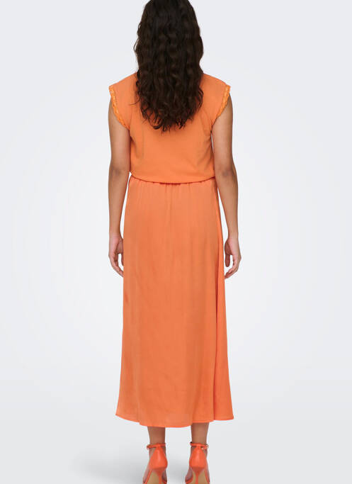 Jupe longue orange JACQUELINE DE YONG pour femme