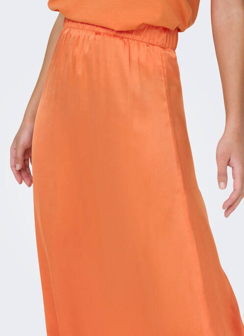 Jupe longue orange JACQUELINE DE YONG pour femme