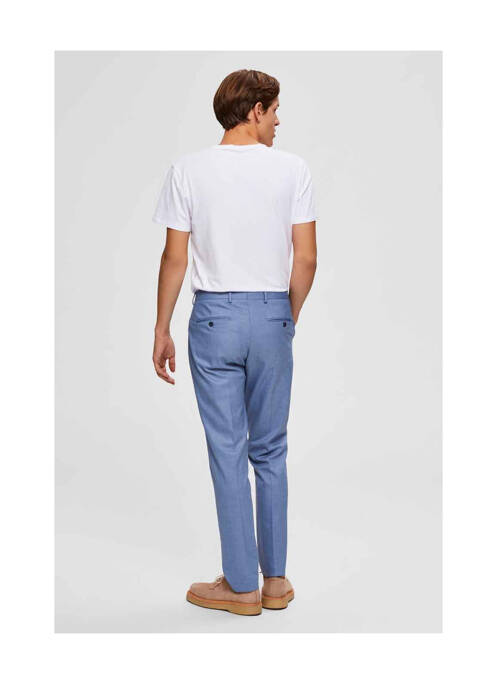 Pantalon chino bleu SELECTED pour homme