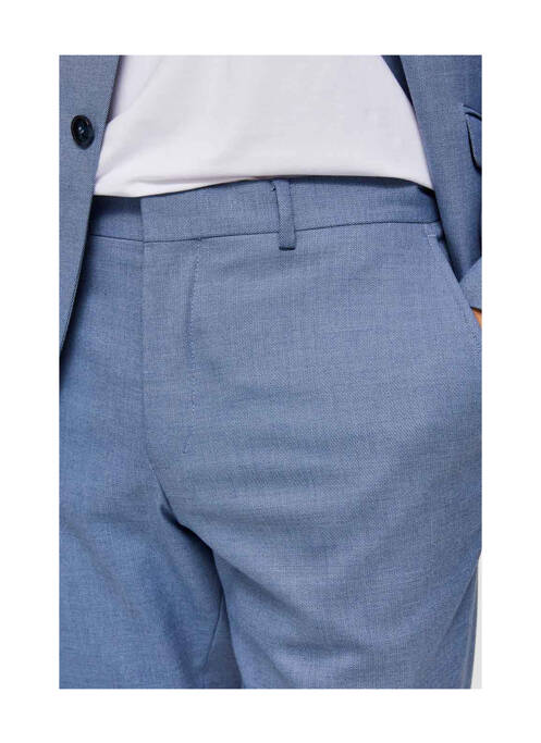 Pantalon chino bleu SELECTED pour homme