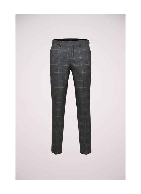 Pantalon chino marron SELECTED pour homme