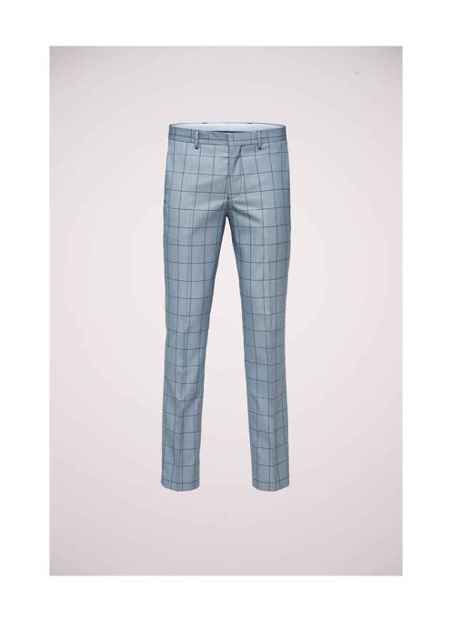 Pantalon chino bleu SELECTED pour homme