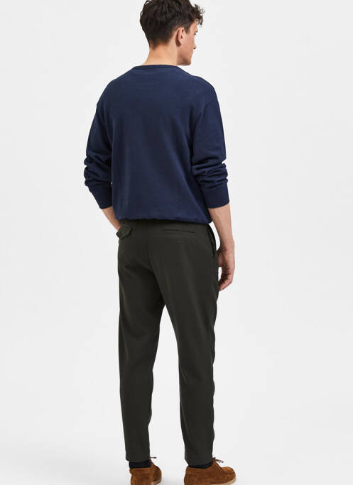 Pantalon chino vert SELECTED pour homme