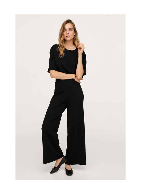 Pantalon flare noir MANGO pour femme