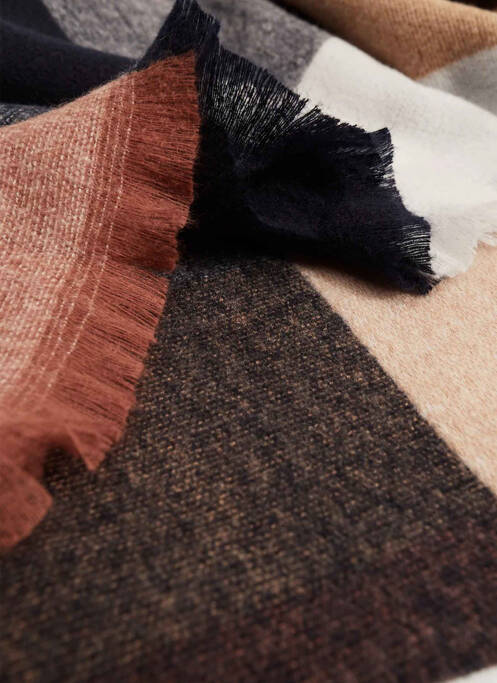 Echarpe bleu MANGO femme