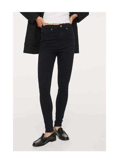 Jeans skinny noir MANGO pour femme