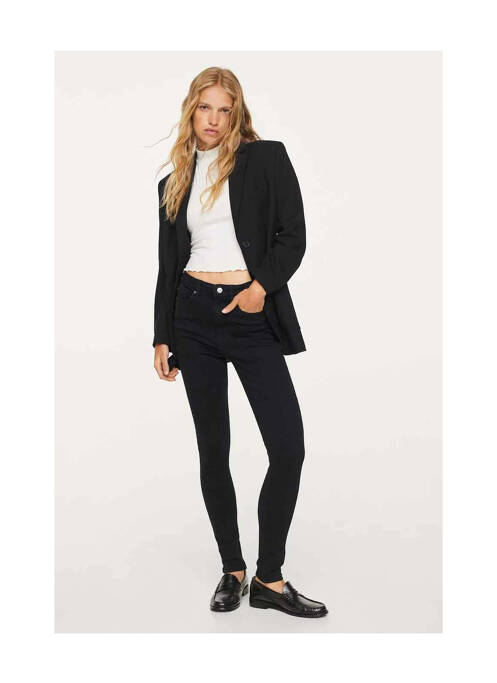 Jeans skinny noir MANGO pour femme