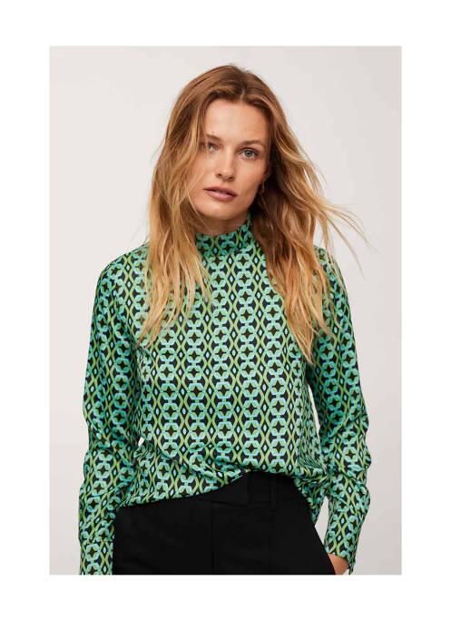 Chemisier noir MANGO pour femme