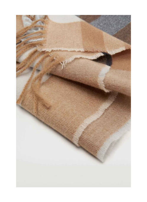 Echarpe marron MANGO femme