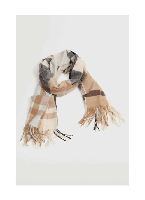 Echarpe marron MANGO femme