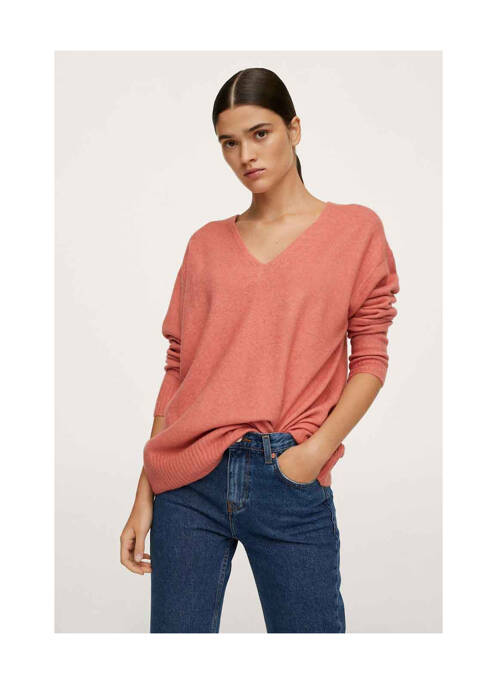 Pull rose MANGO pour femme