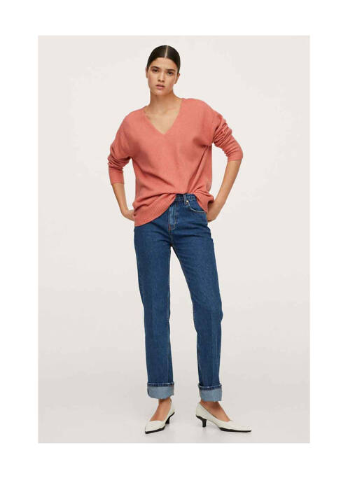 Pull rose MANGO pour femme