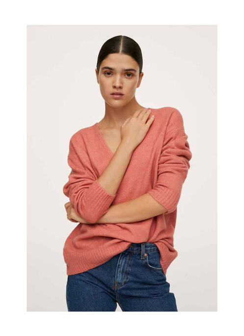 Pull rose MANGO pour femme