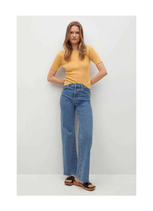 T-shirt jaune MANGO pour femme