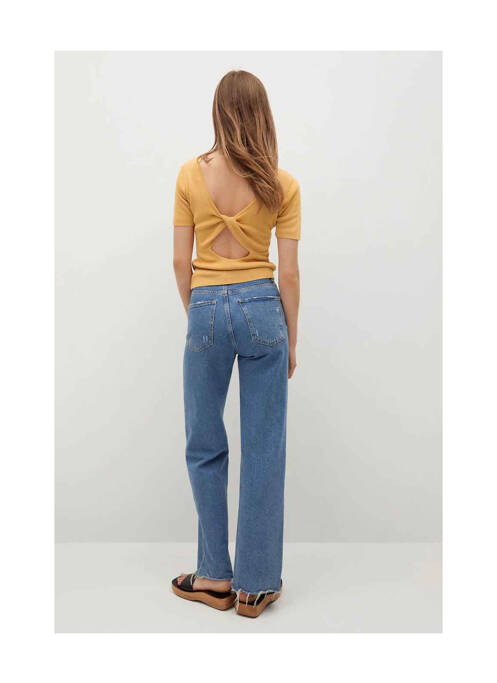 T-shirt jaune MANGO pour femme