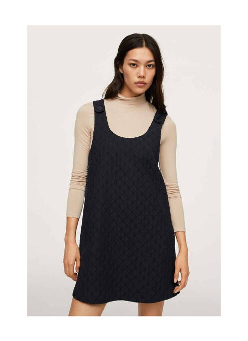 Robe courte noir MANGO pour femme