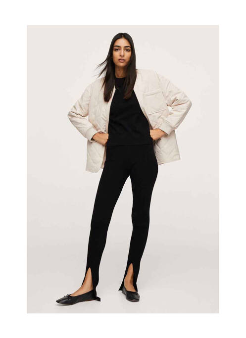 Veste casual beige MANGO pour femme