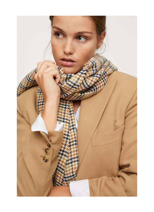 Echarpe vert MANGO femme