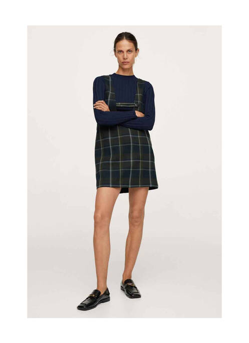 Robe courte vert MANGO pour femme