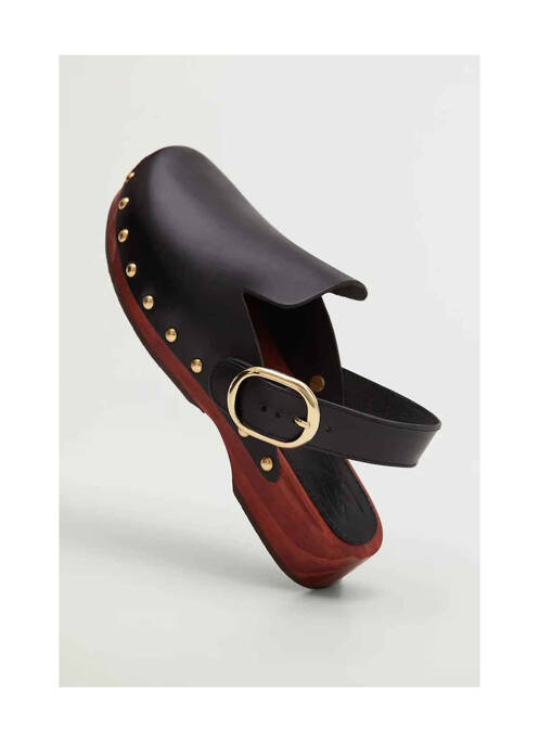 Sandales/Nu pieds noir MANGO femme