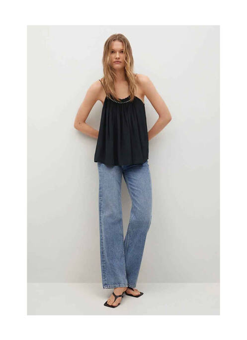 Débardeur noir MANGO pour femme