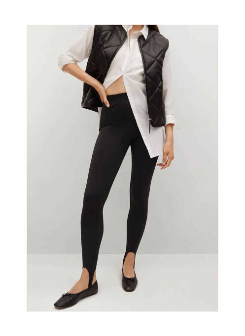 Legging noir MANGO pour femme