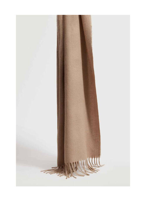 Echarpe marron MANGO femme